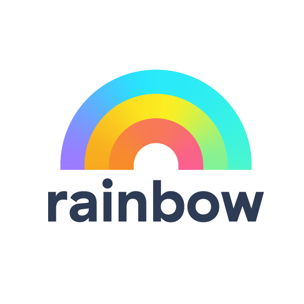 Rainbow gradient logo design