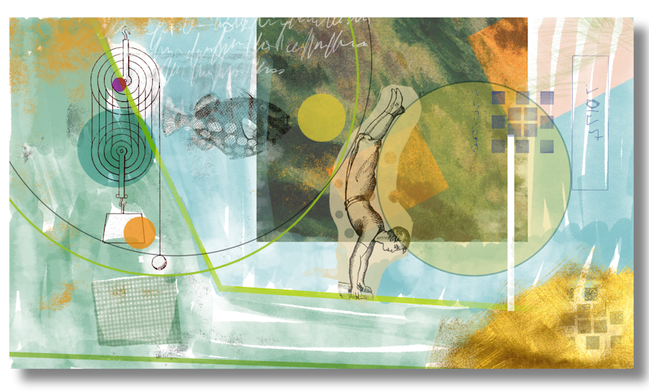 Illustrated graphic art