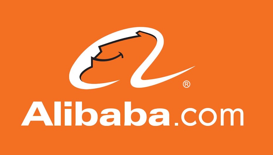 The logo for Alibaba.com, one of the richest companies in the world