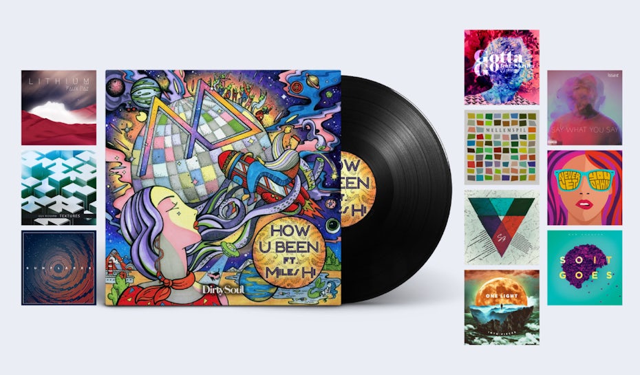 selection of the Best album covers on 99designs