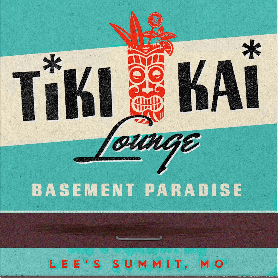 50s-style image of a tiki mask