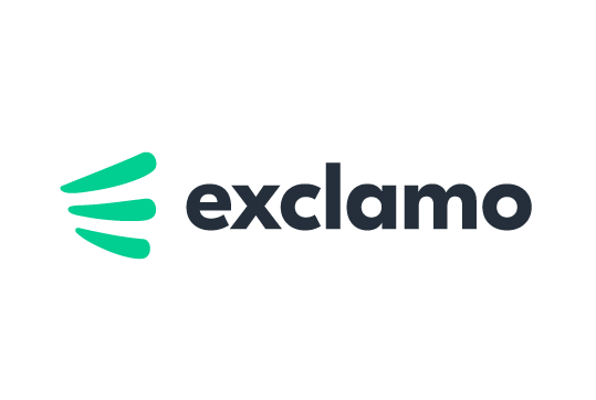 three lines exclamo logo