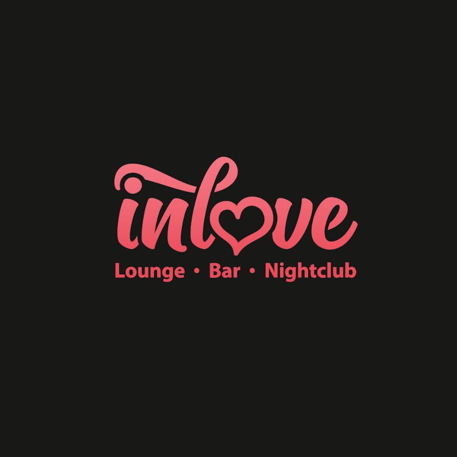 pink wordmark logo with a heart for the “o”