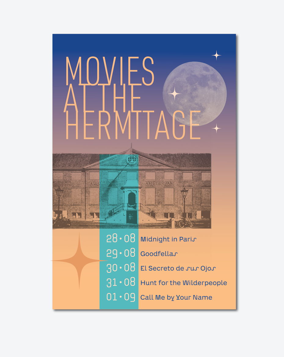 Outdoor film festival poster