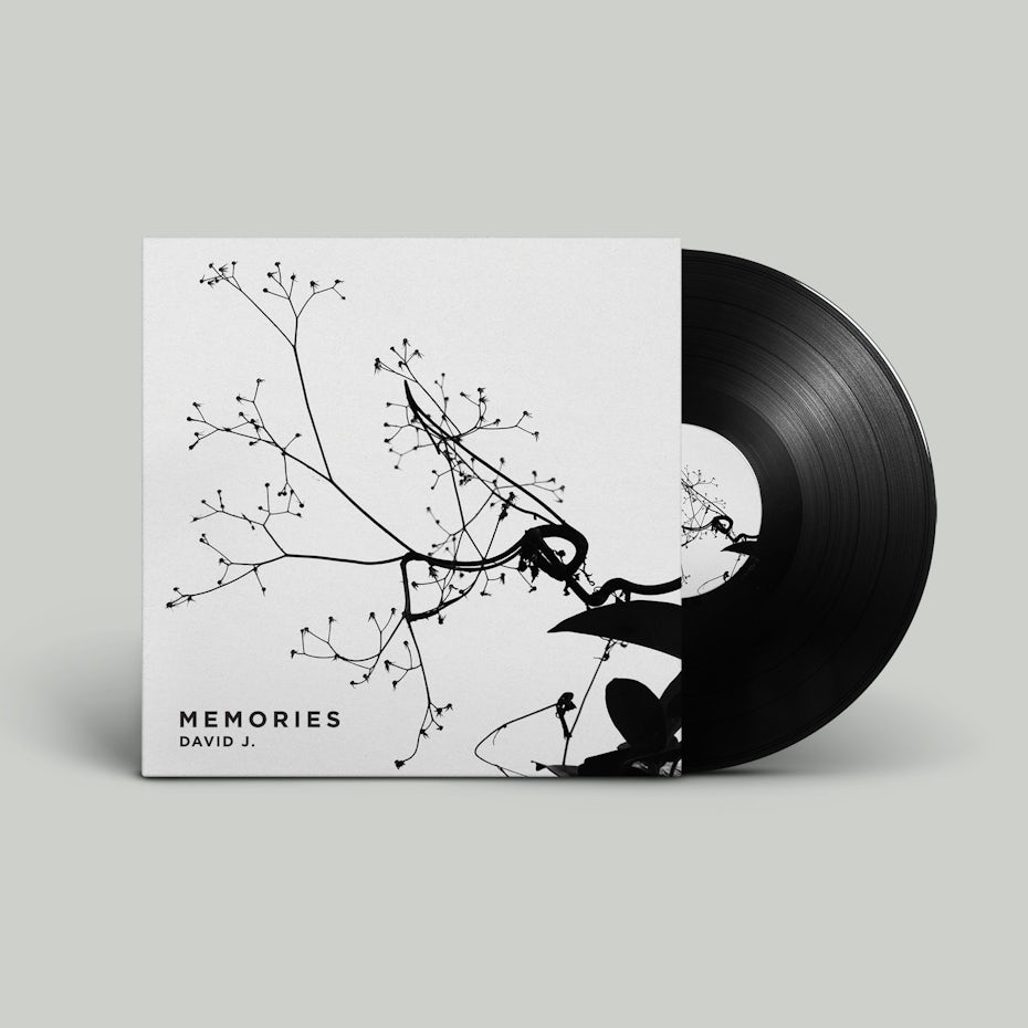 neo-minimalism album cover design