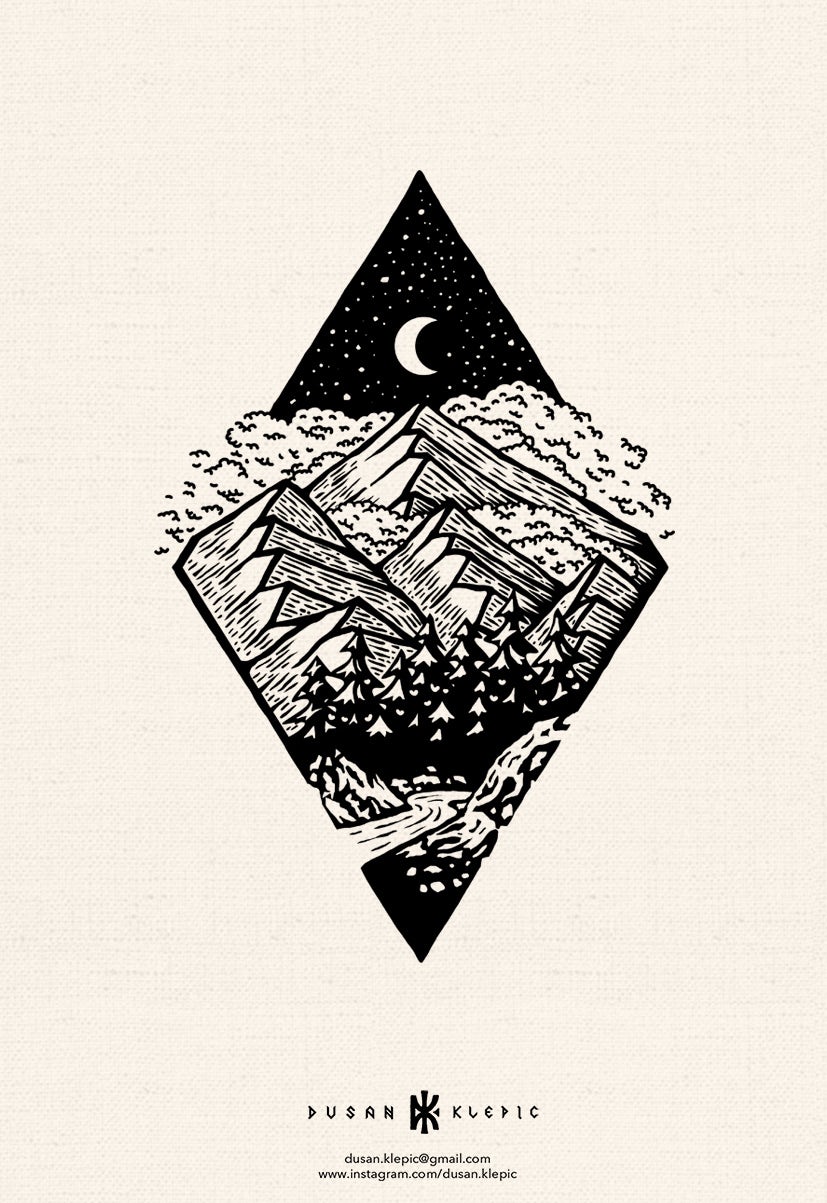 Into the wild illustration