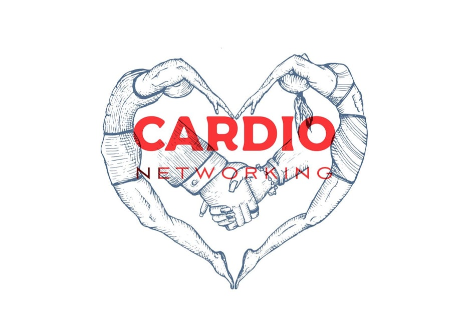Example for what makes a good logo: An illustrated fitness logo design
