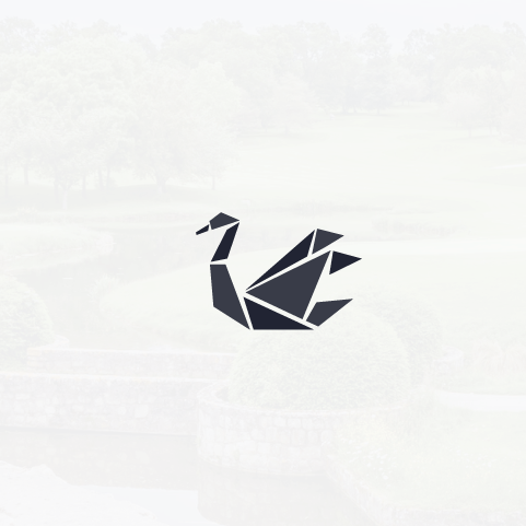 Origami swan logo 