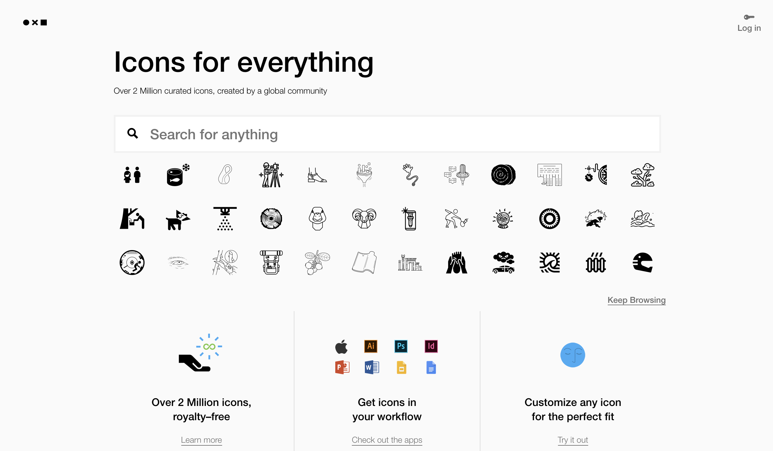 are icons from the noun project free