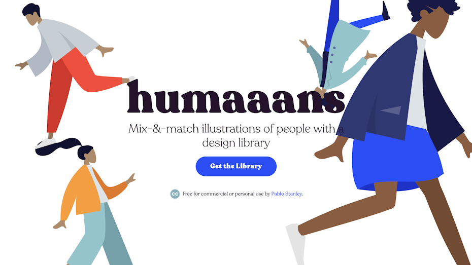 woman in blue running illustration