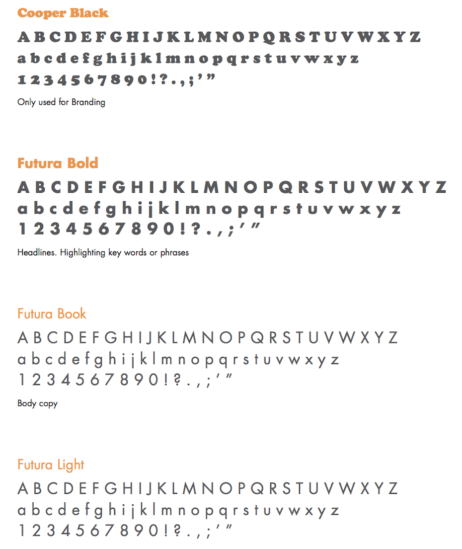 easyGroup typeface guide