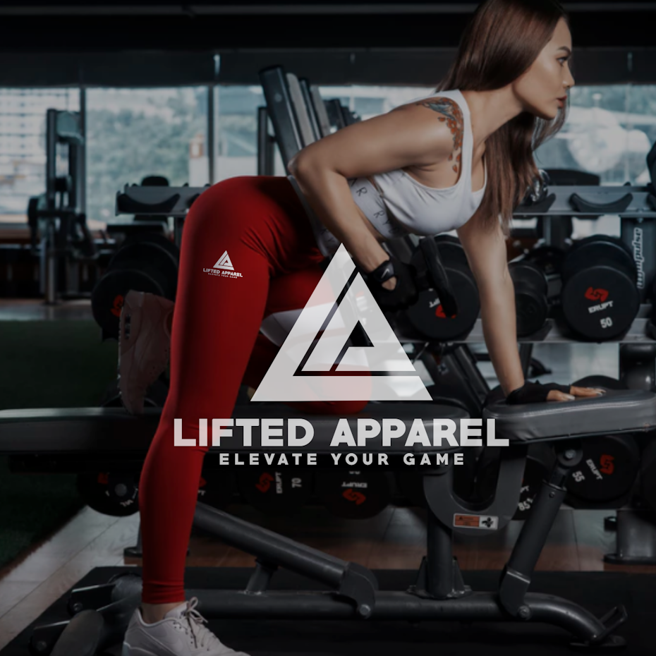 logo and tagline for Lifted Apparel