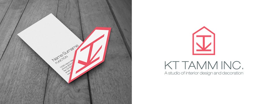 logo brand identity for interior design firm