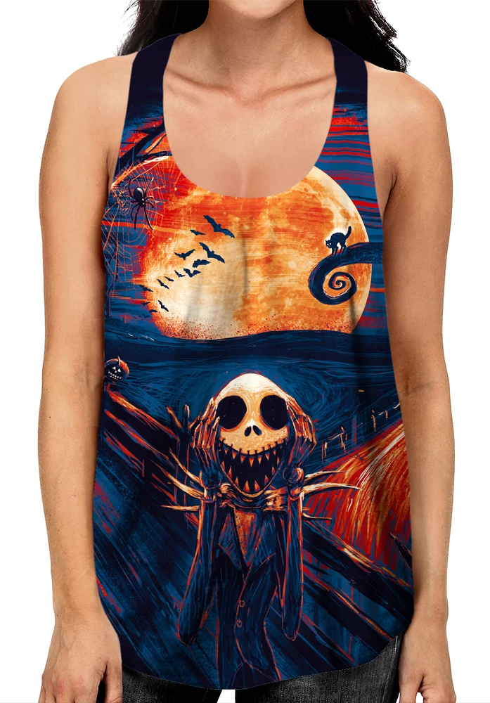 Nightmare Before Christmas scream expressionist tank