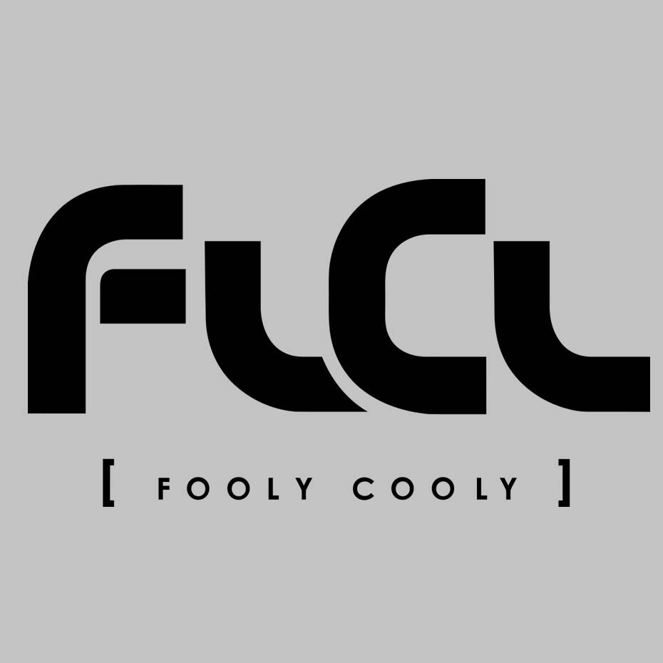 FLCL anime typography logo
