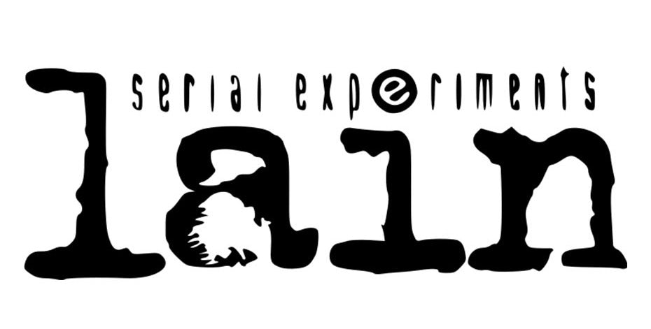 Serial Experiments Lain anime typography logo
