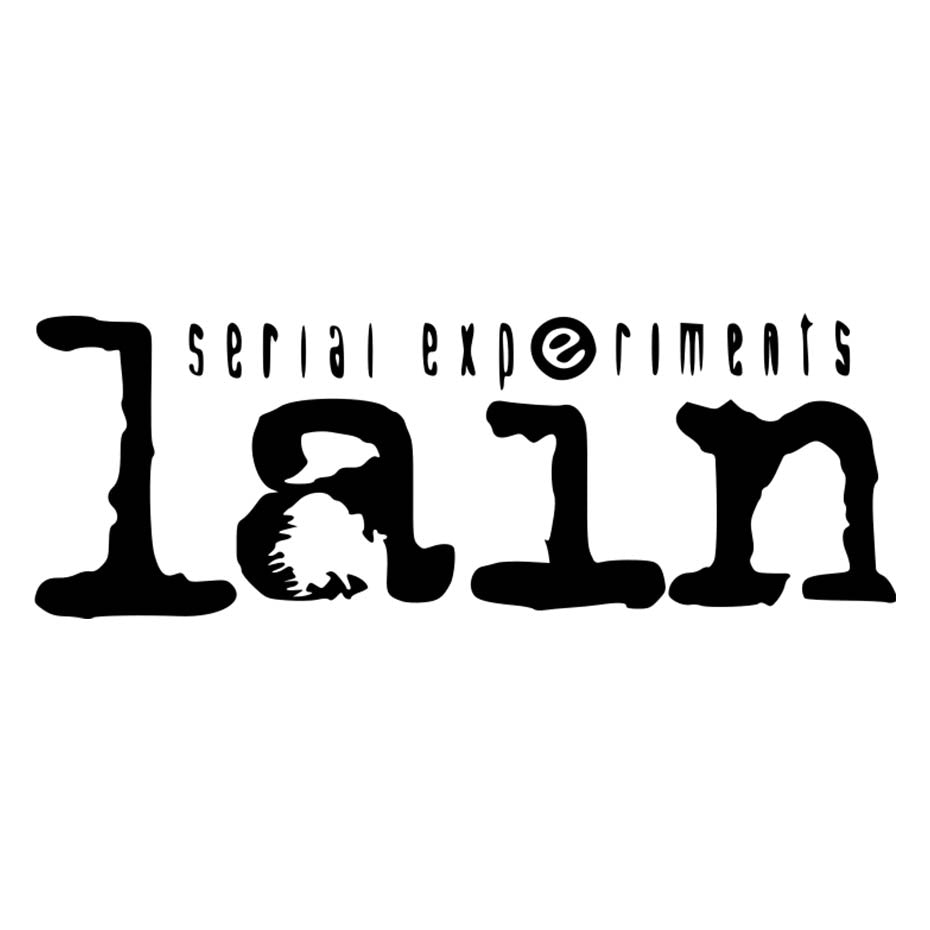 Serial Experiments Lain anime typography logo