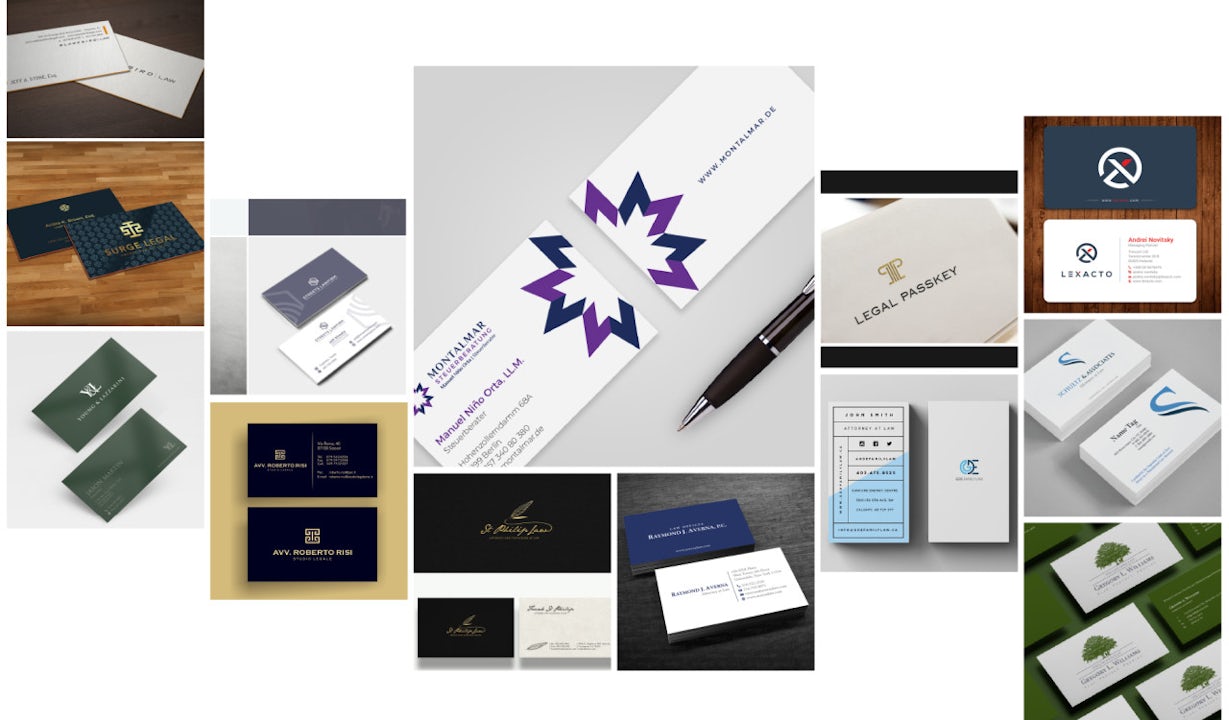 19 lawyer business cards that do design justice - 99designs
