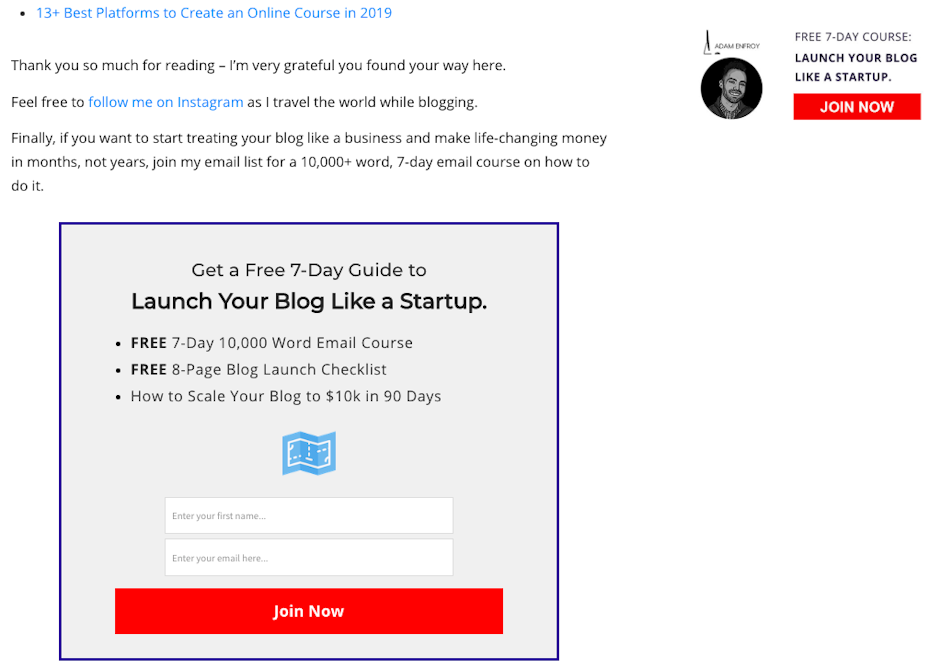 7-day guide to launch blog like startup