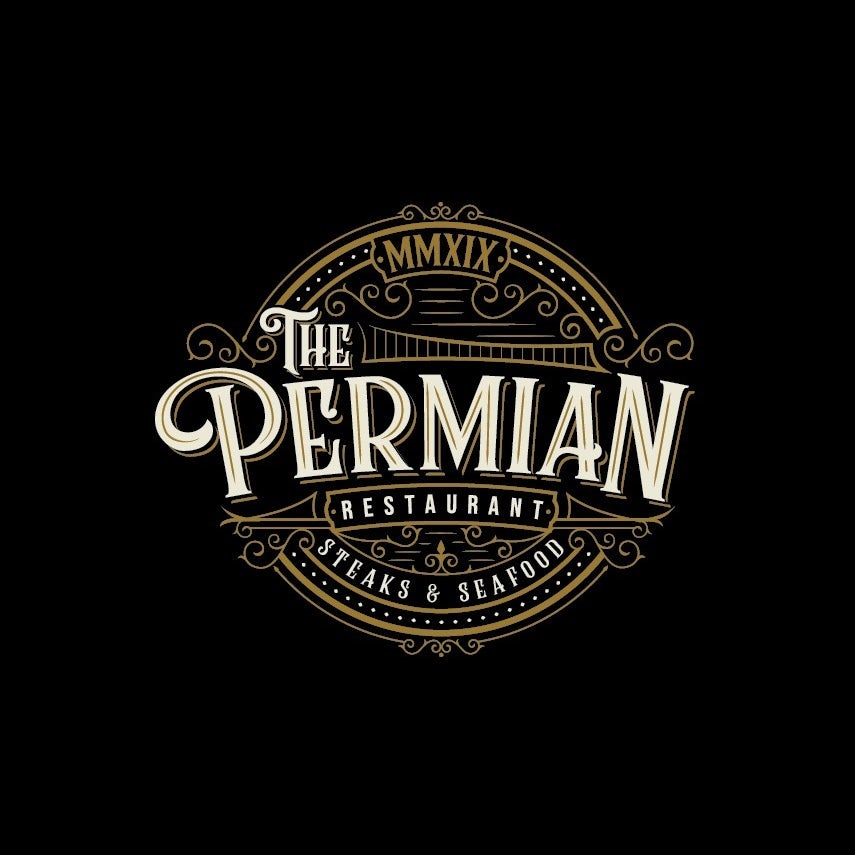 vintage restaurant logo with handmade font
