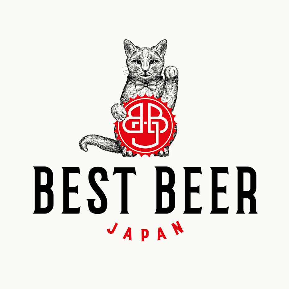 Anime typography logo design for Best Beer Japan