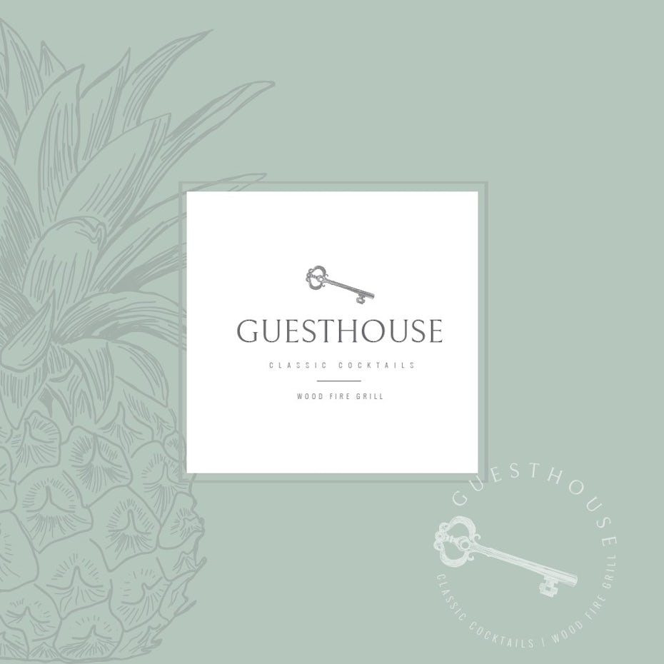 classy high-end restaurant logo