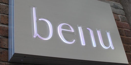 famous restaurant logo benu
