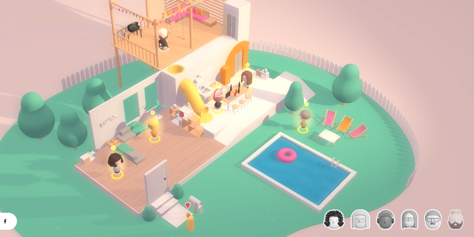 Example of 2020 web design trend of 3D elements