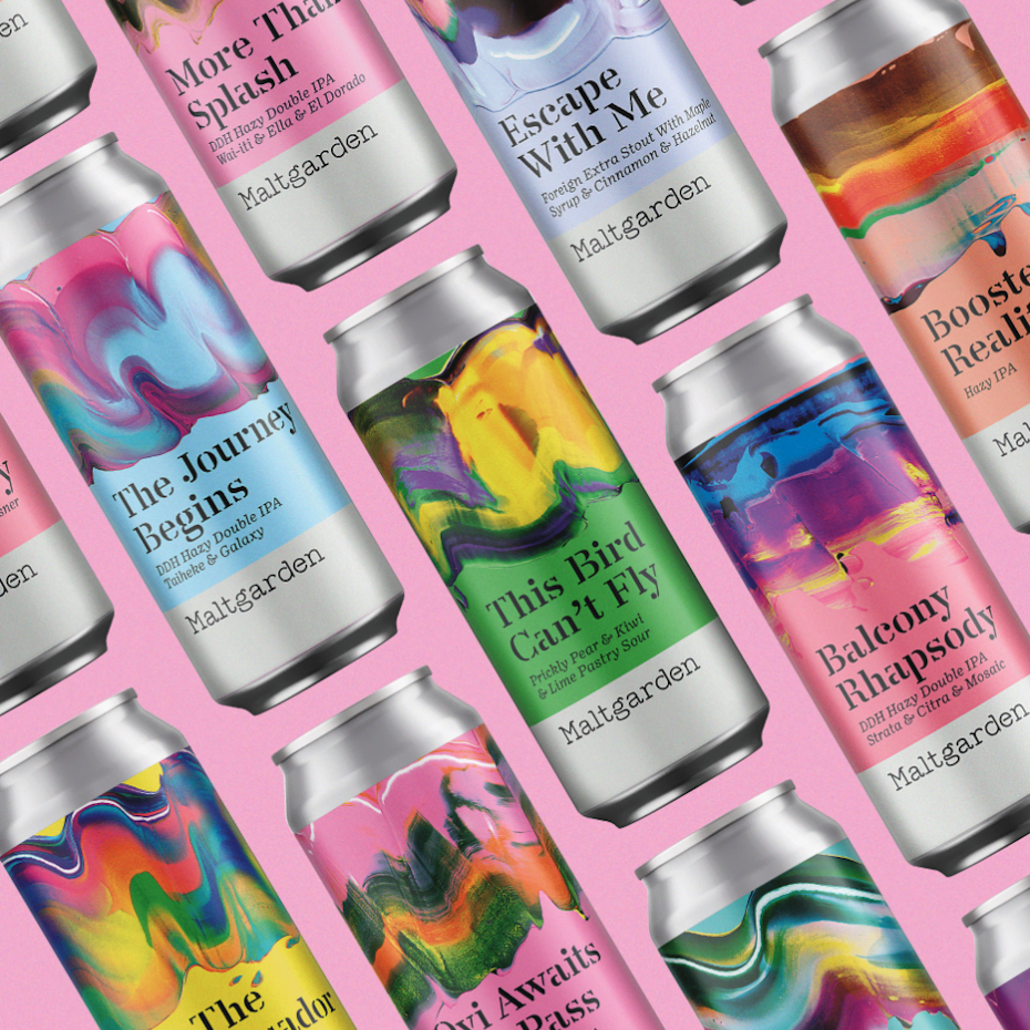 art inspired beer can design
