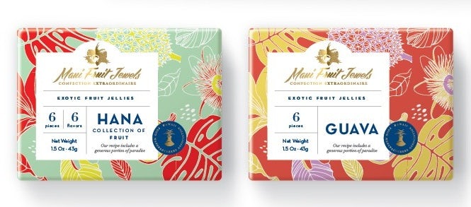 Vibrant, colorful floral patterned packaging design