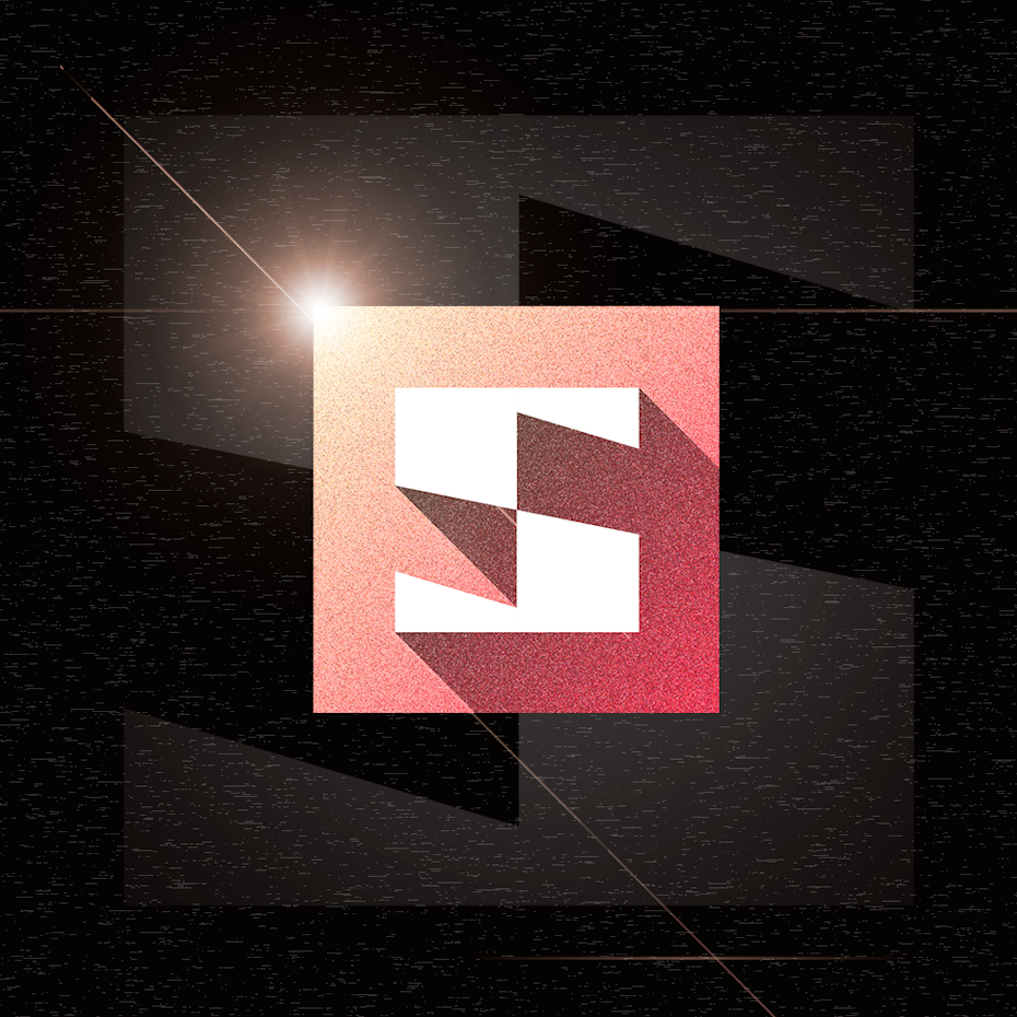 Logo design trends 2020 example: multi-layered logo 
