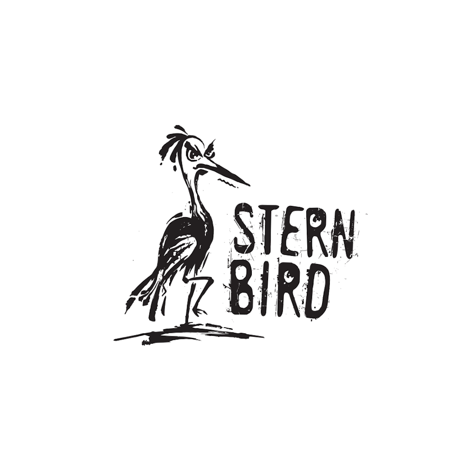 Ink-drawn-inspired image of an angry-looking bird