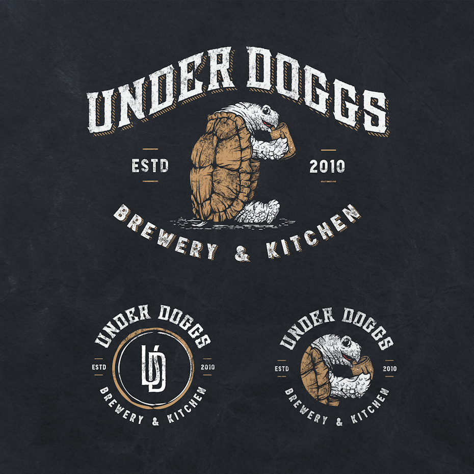 Logo design trends 2020 example: 1930s cartoon logo