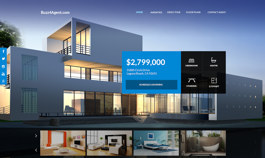 28 best real estate website designs that make you feel at home - 99designs