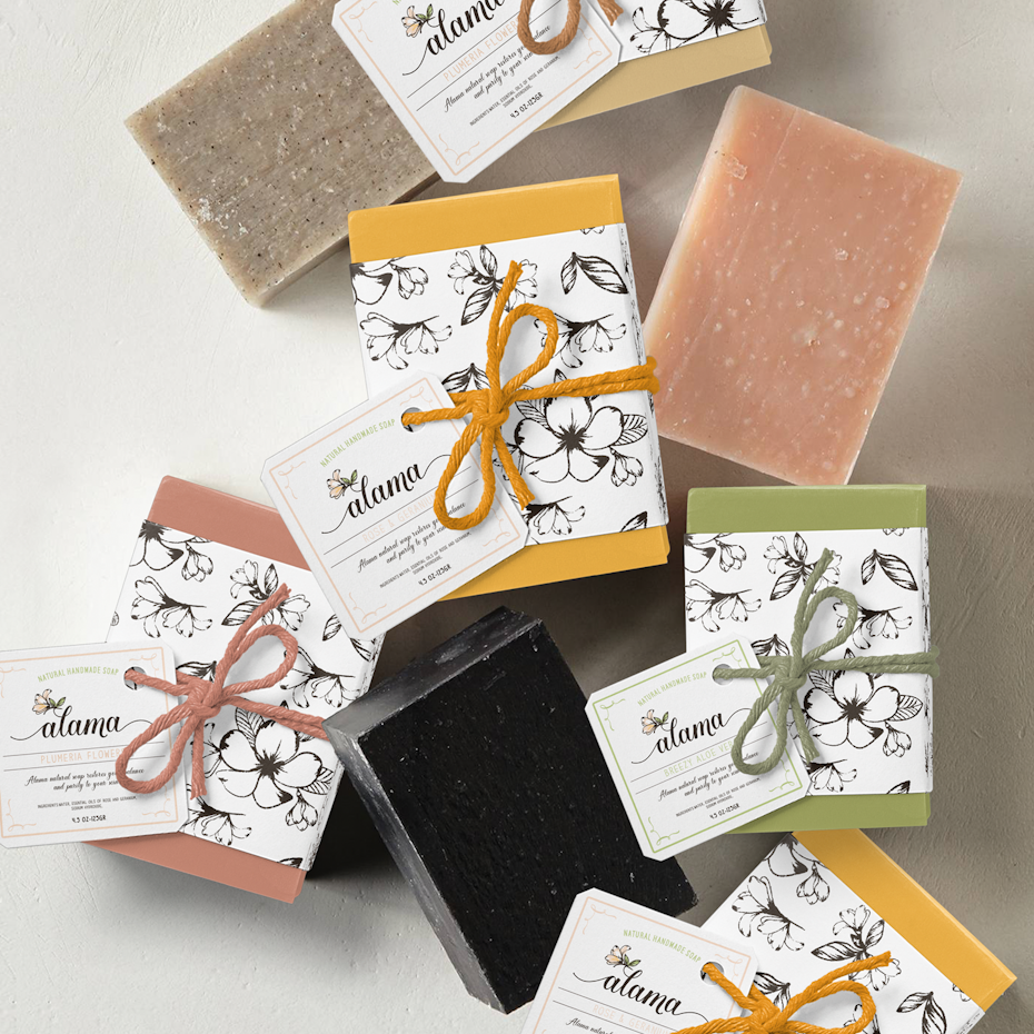 Packaging design trends 2020 example: ecofriendly soap packaging