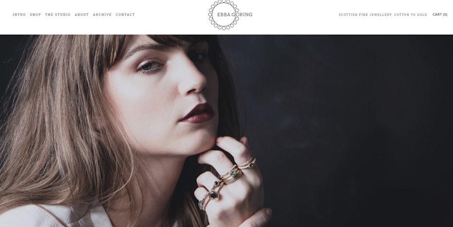 Example of 2020 web design trend of large photos and videos