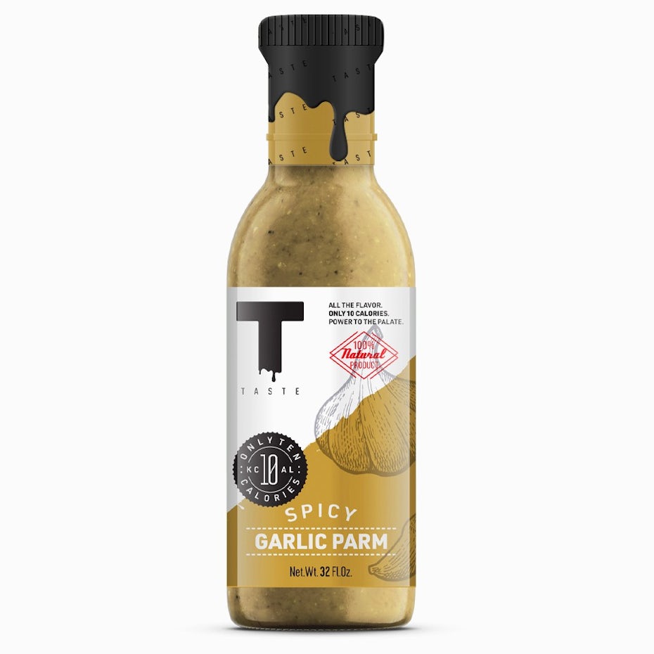 earthy pastel mustard label