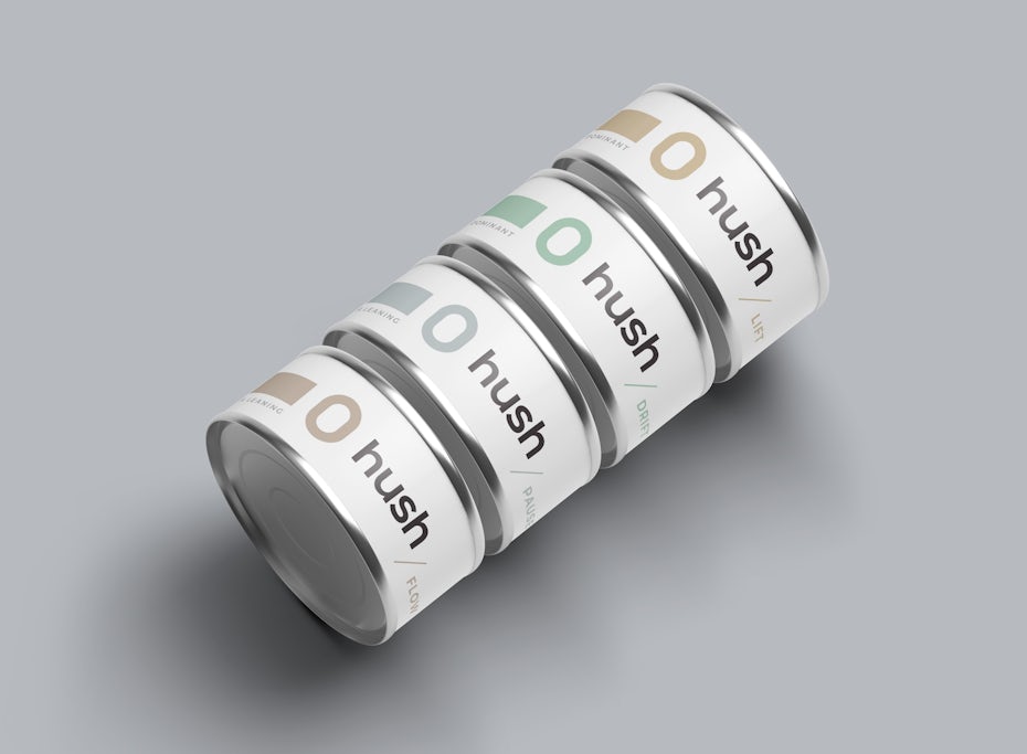 pale pastel packaging design