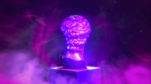 3D cyberpunk VR animation