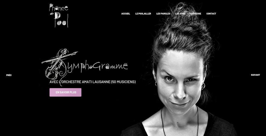 Example of 2020 web design trend of large photos and videos