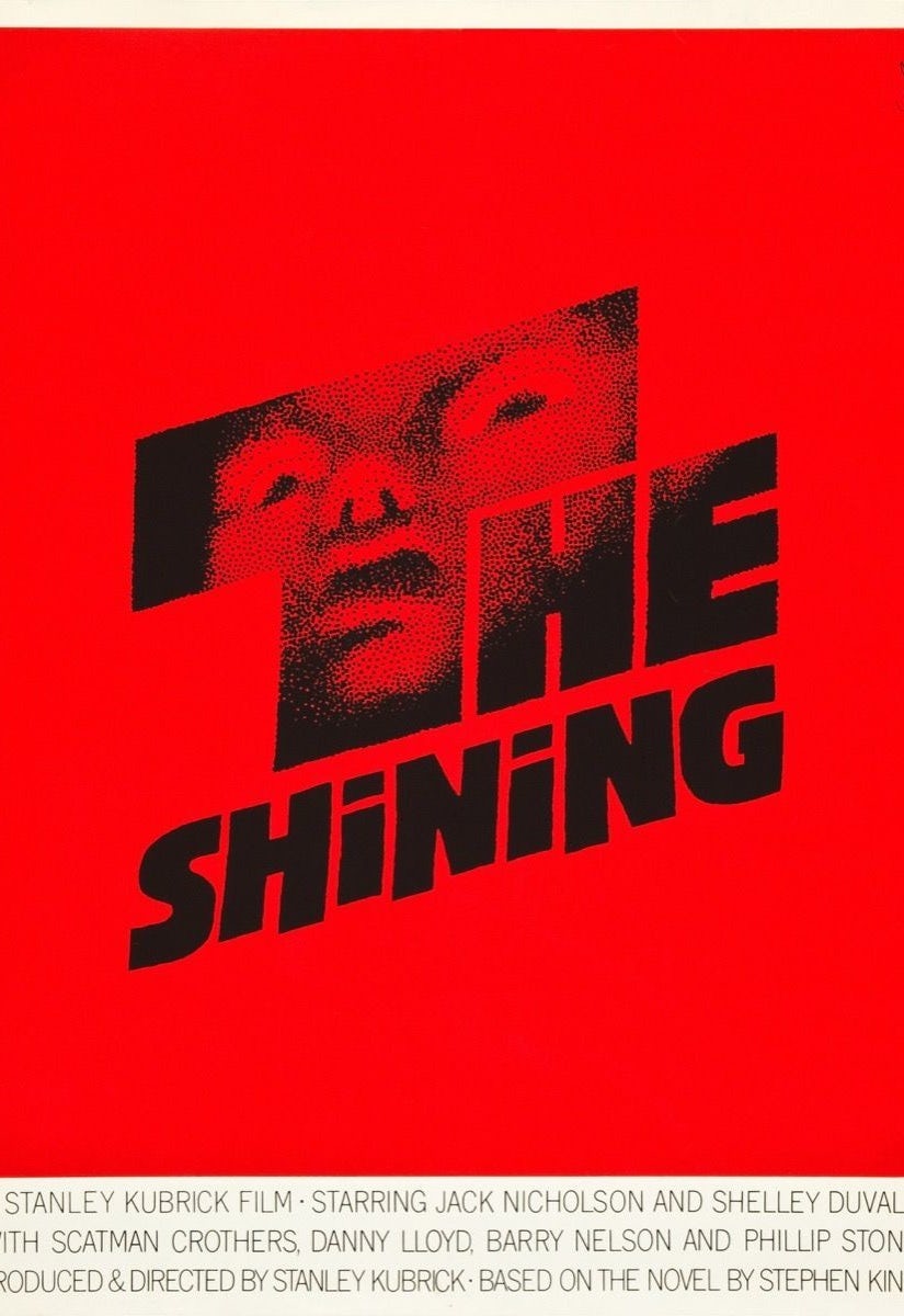 The Shining poster design by Saul Bass
