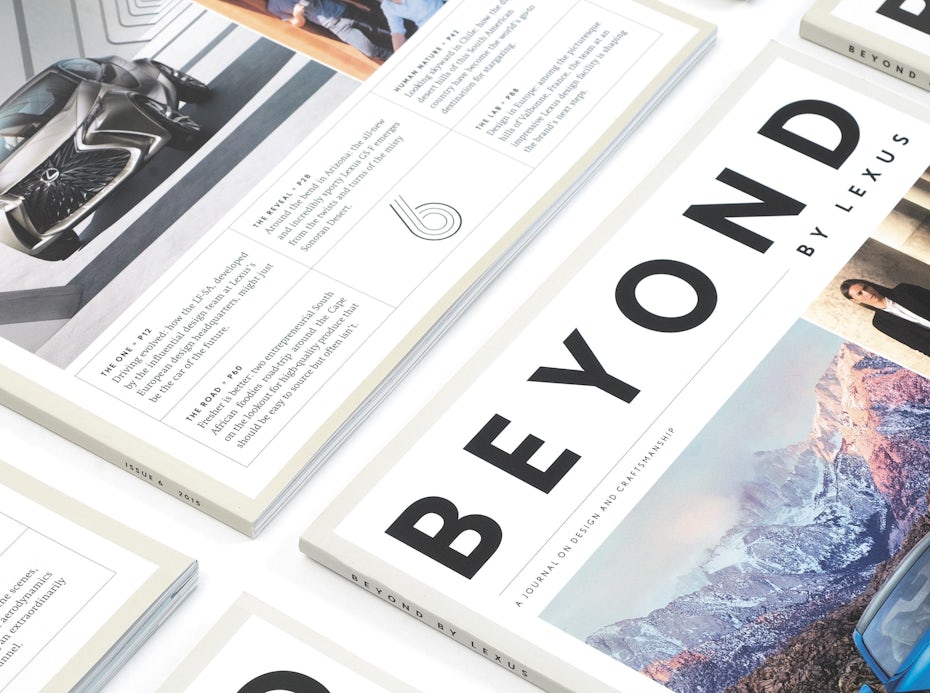 Lexus print materials