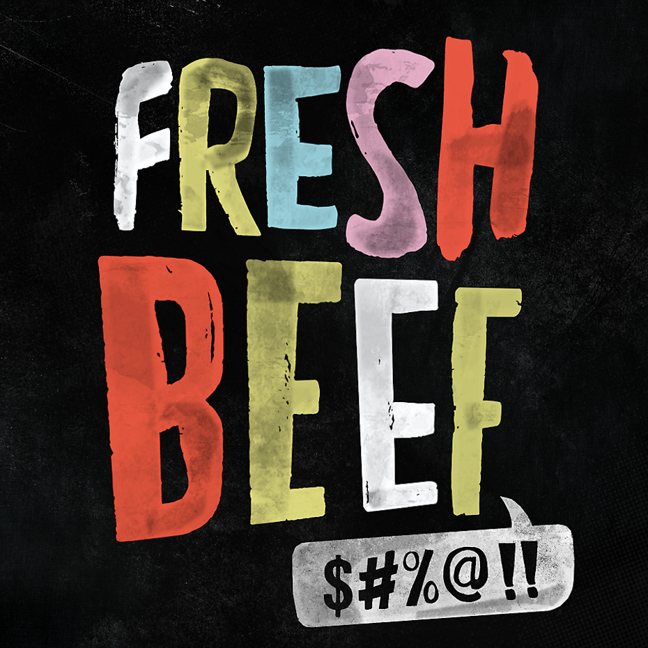Fresh Beef podcast branding