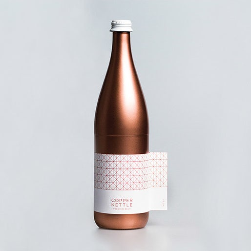 Copper Kettle beer packaging
