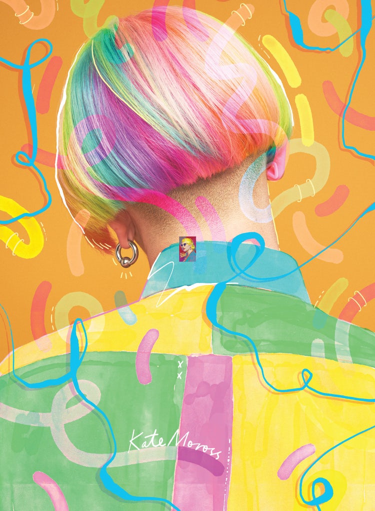 Frases famosas de diseñadores:Diseño de carteles coloridos de Kate Moross