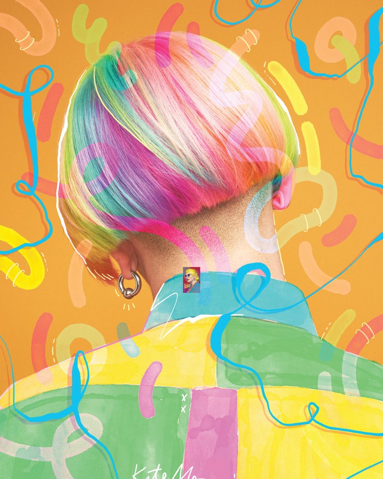 Kate Moross colorful poster design