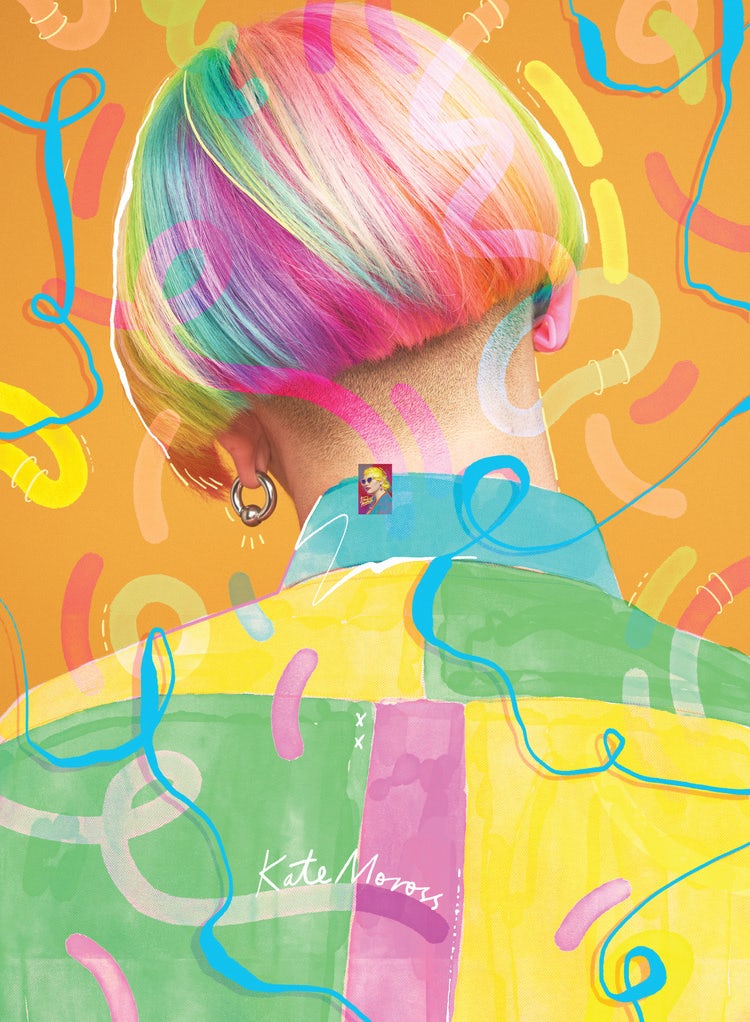 Kate Moross colorful poster design