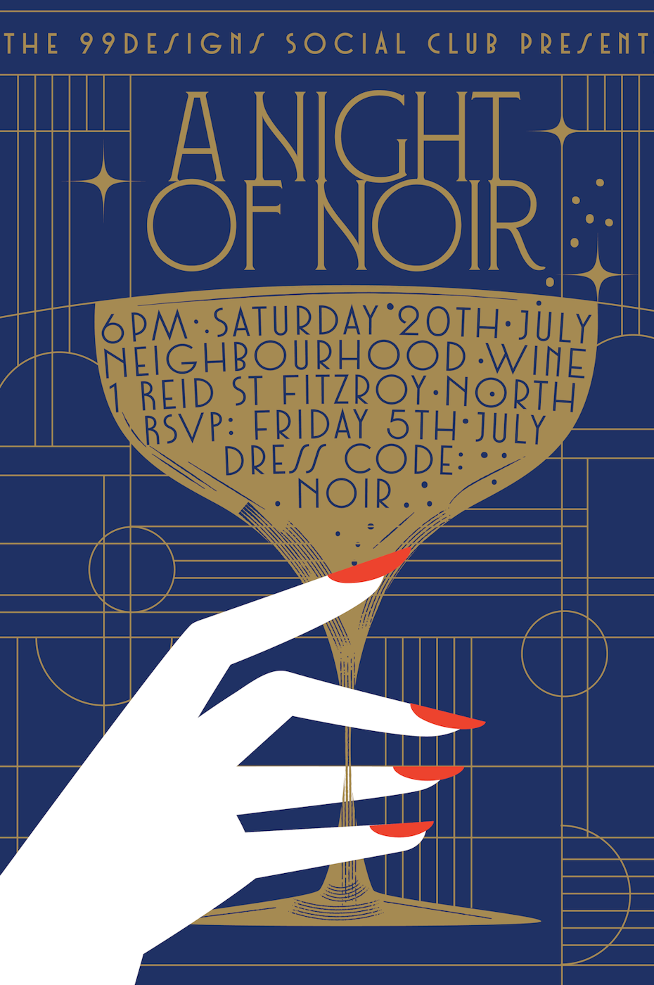 Art deco poster
