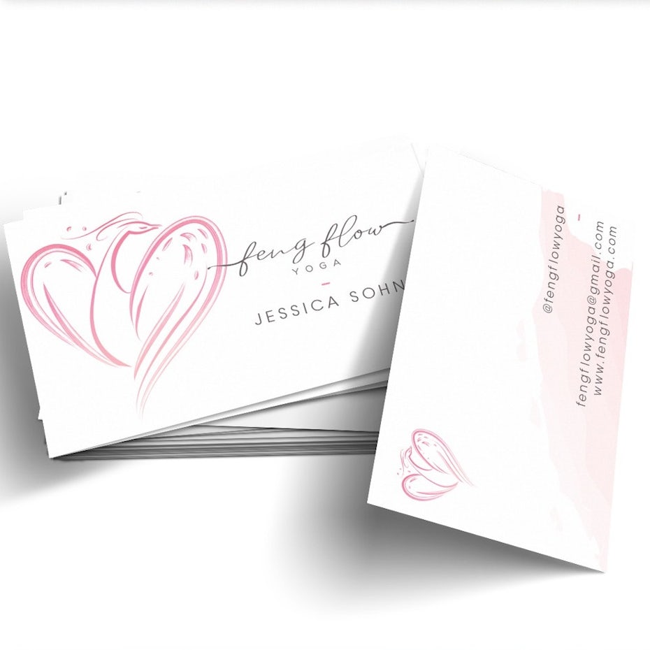 feng flow yoga card