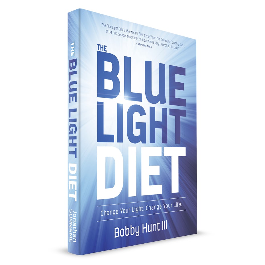 classic blue book cover design